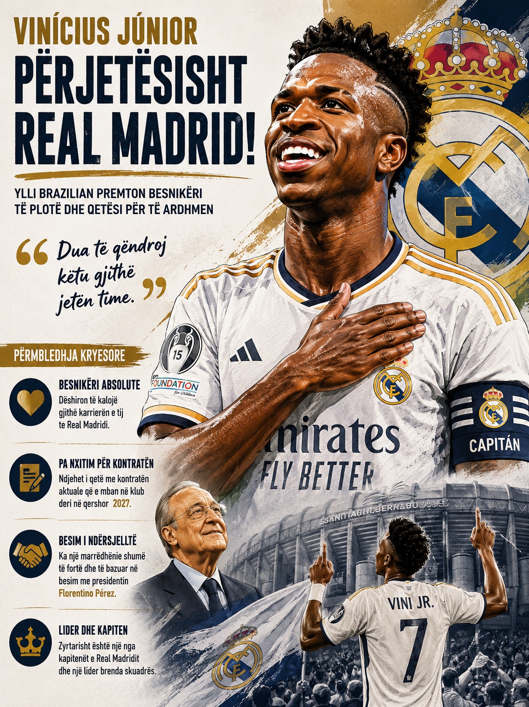 Vinícius Júnior Premton Besnikëri të Përjetshme ndaj Real Madridit