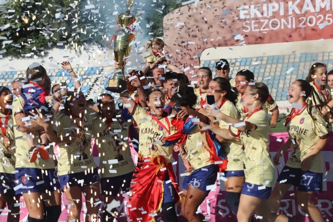 Vllaznia Unstoppable: Shkodër Giants Win 13th Straight Albanian Women's League Title and Set Their Sights on Europe 🏆⚽🇦🇱