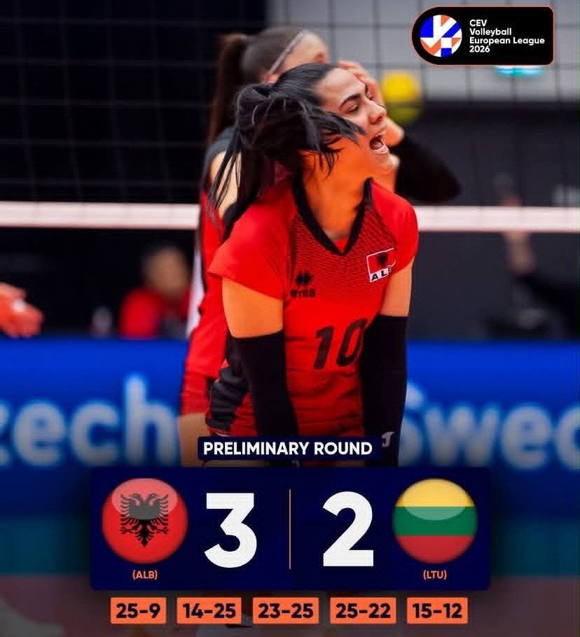VICTORY! ALBANIA QUALIFIES FOR THE CEV EUROPEAN LEAGUE 2026 GROUP STAGE