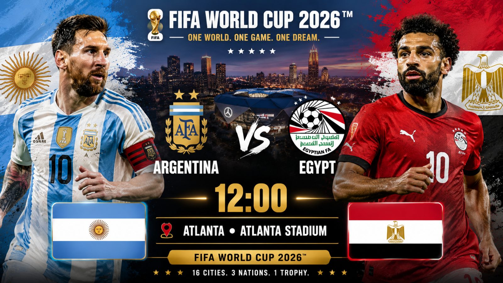 Argentina Face History-Making Egypt as World Cup Quarter-final Spot Awaits