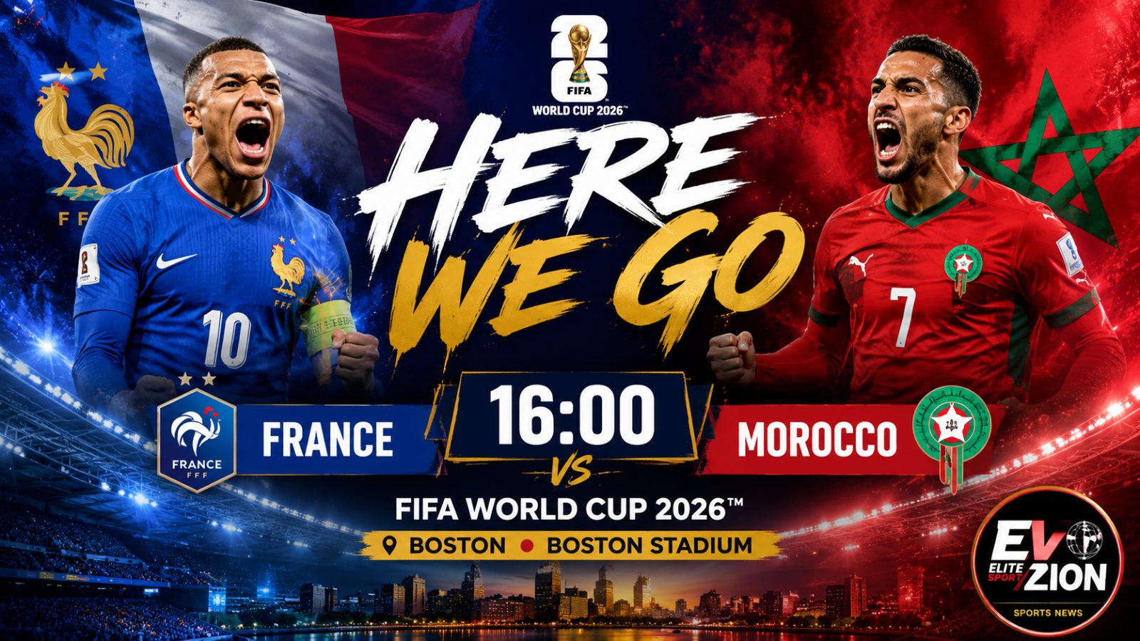 Franca dhe Maroku përballen në një çerekfinale spektakolare të Kupës së Botës FIFA 2026™