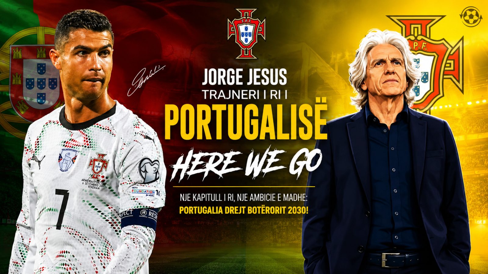 Jorge Jesus Merr Drejtimin e Portugalisë, E Ardhmja e Cristiano Ronaldos Mbetet e Hapur