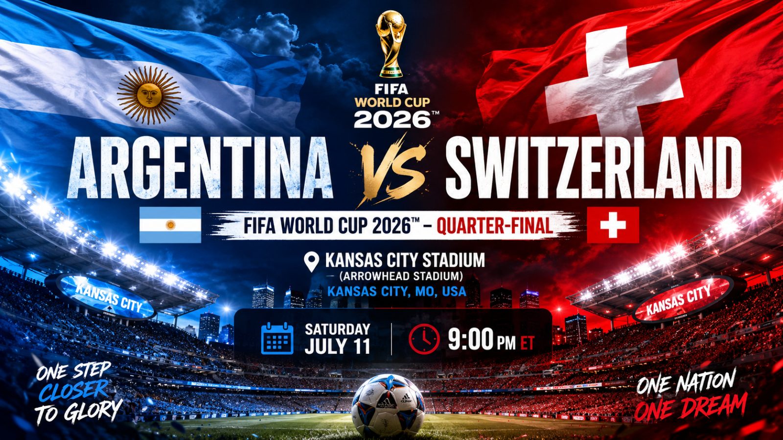 Argentina and Switzerland Renew World Cup Rivalry With Semi-Final Spot on the Line
