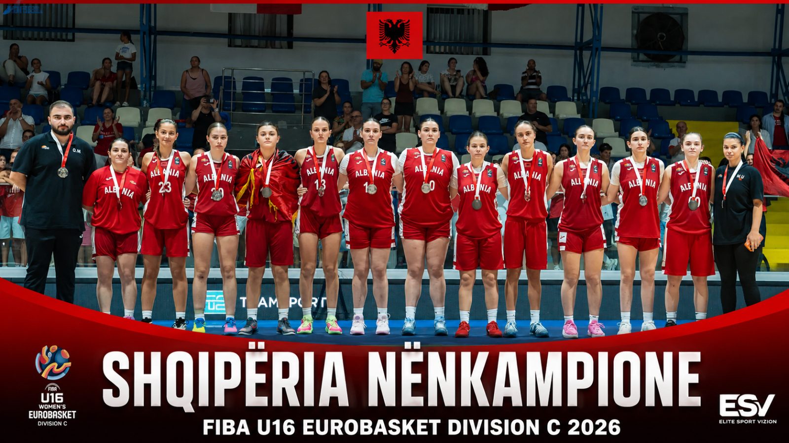 Malta shpallet kampione e FIBA U16 Women’s EuroBasket Division C pas fitores bindëse ndaj Shqipërisë