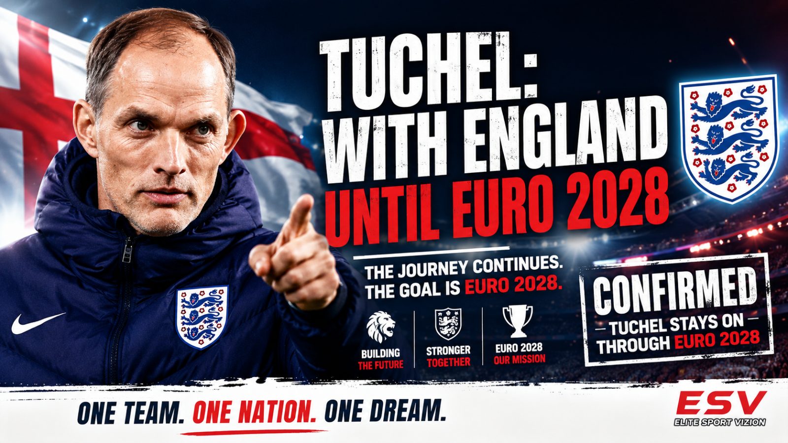 Thomas Tuchel to Remain with England Until Euro 2028