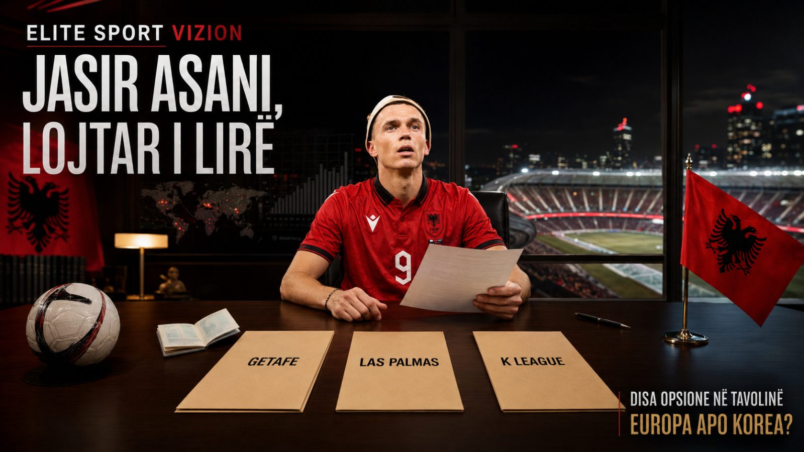 Ylli kuqezi është i lirë, disa opsione në tavolinë për Jasir Asanin