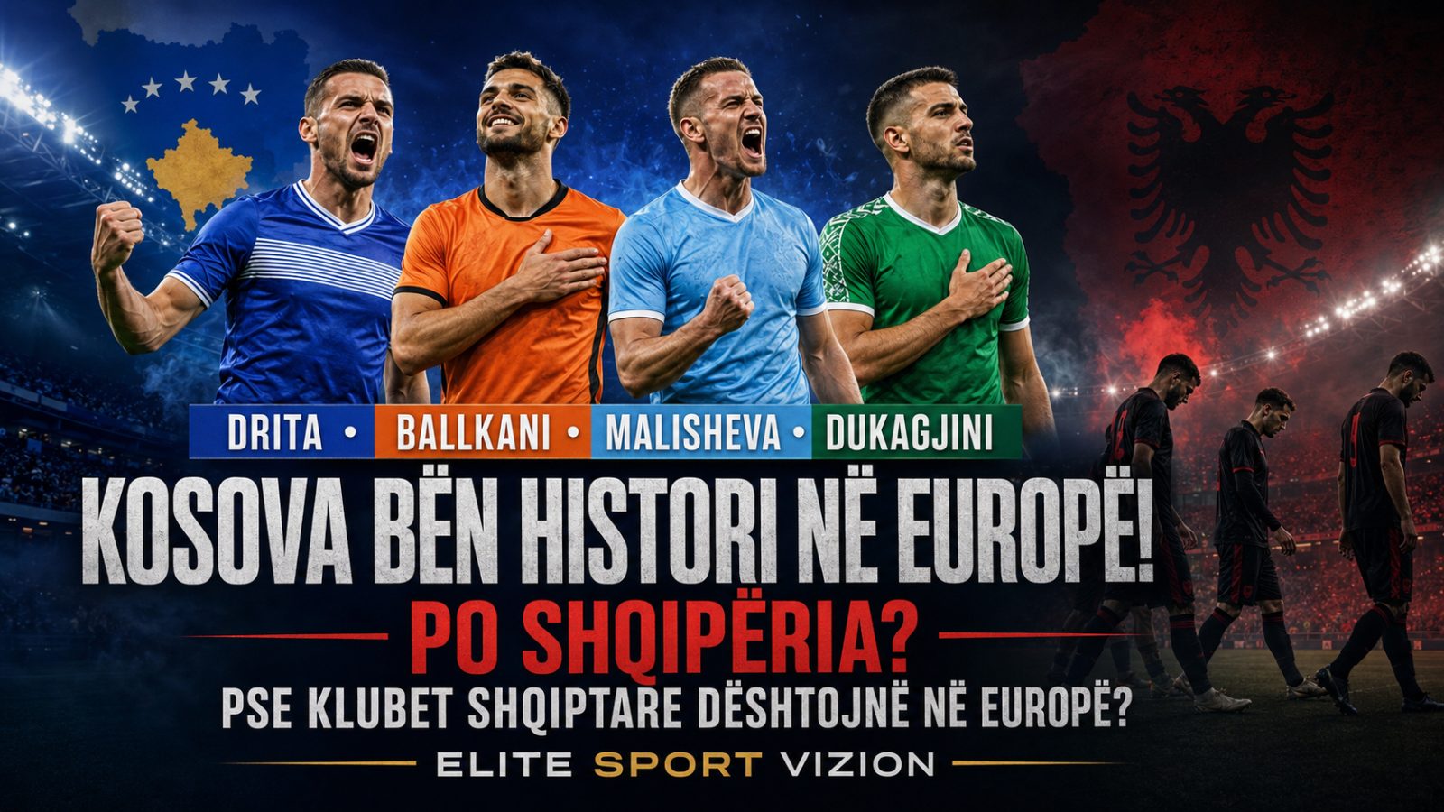 Kosova bën histori në Europë, Shqipëria ende kërkon rrugën e suksesit