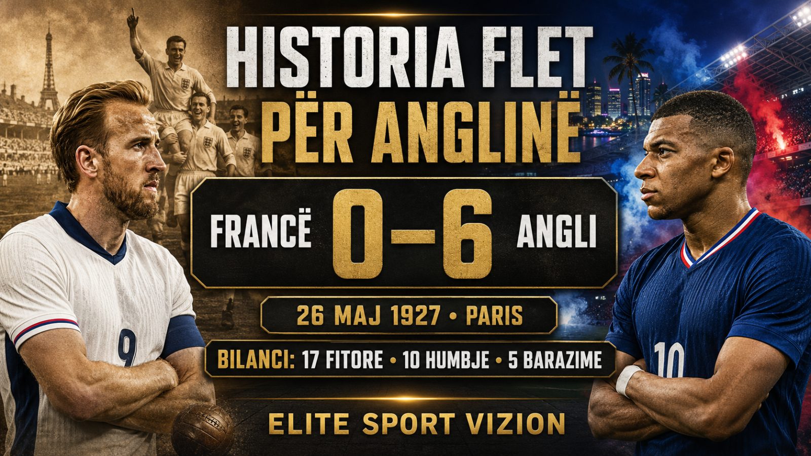 Historia flet për Anglinë: “Tre Luanët” dominojnë bilancin ndaj Francës