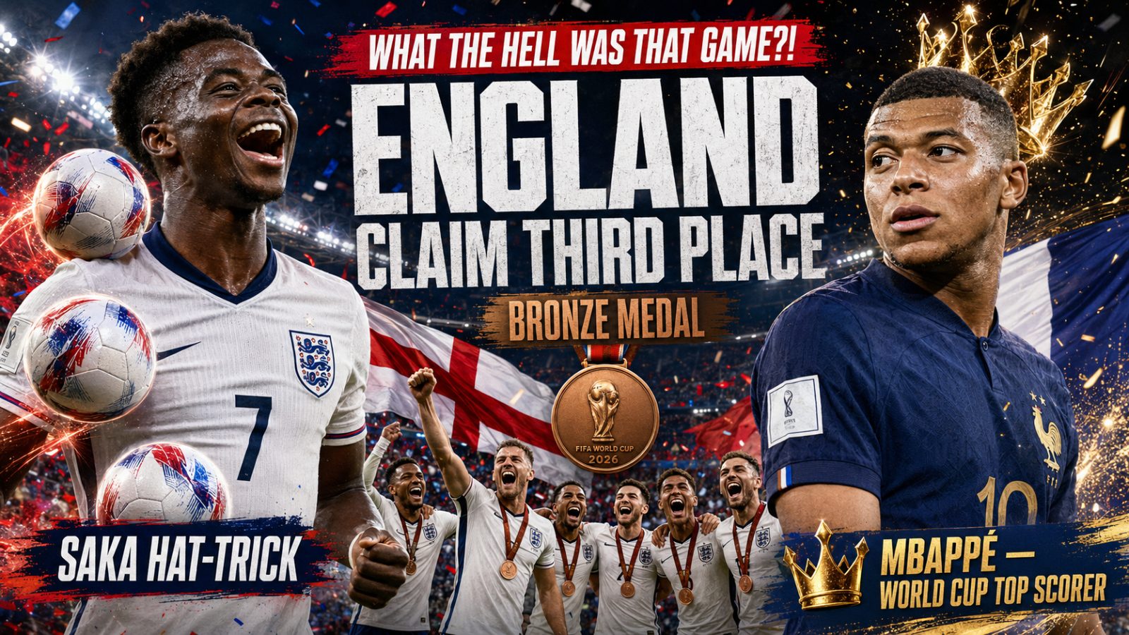 WHAT THE HELL WAS THAT GAME?! England claim bronze after an unforgettable thriller