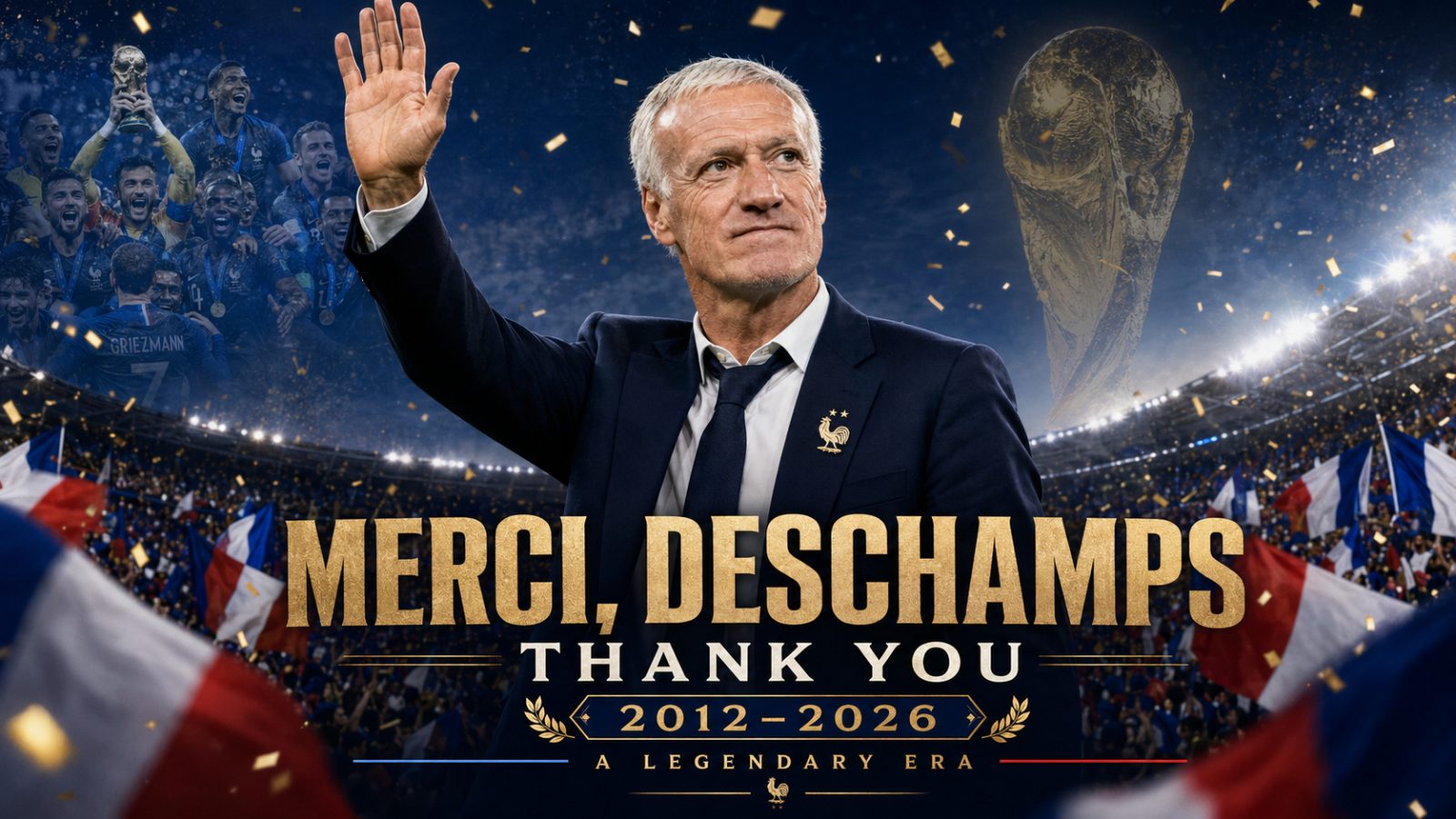 The End of a Legendary Era: Didier Deschamps Leaves France After 14 Years