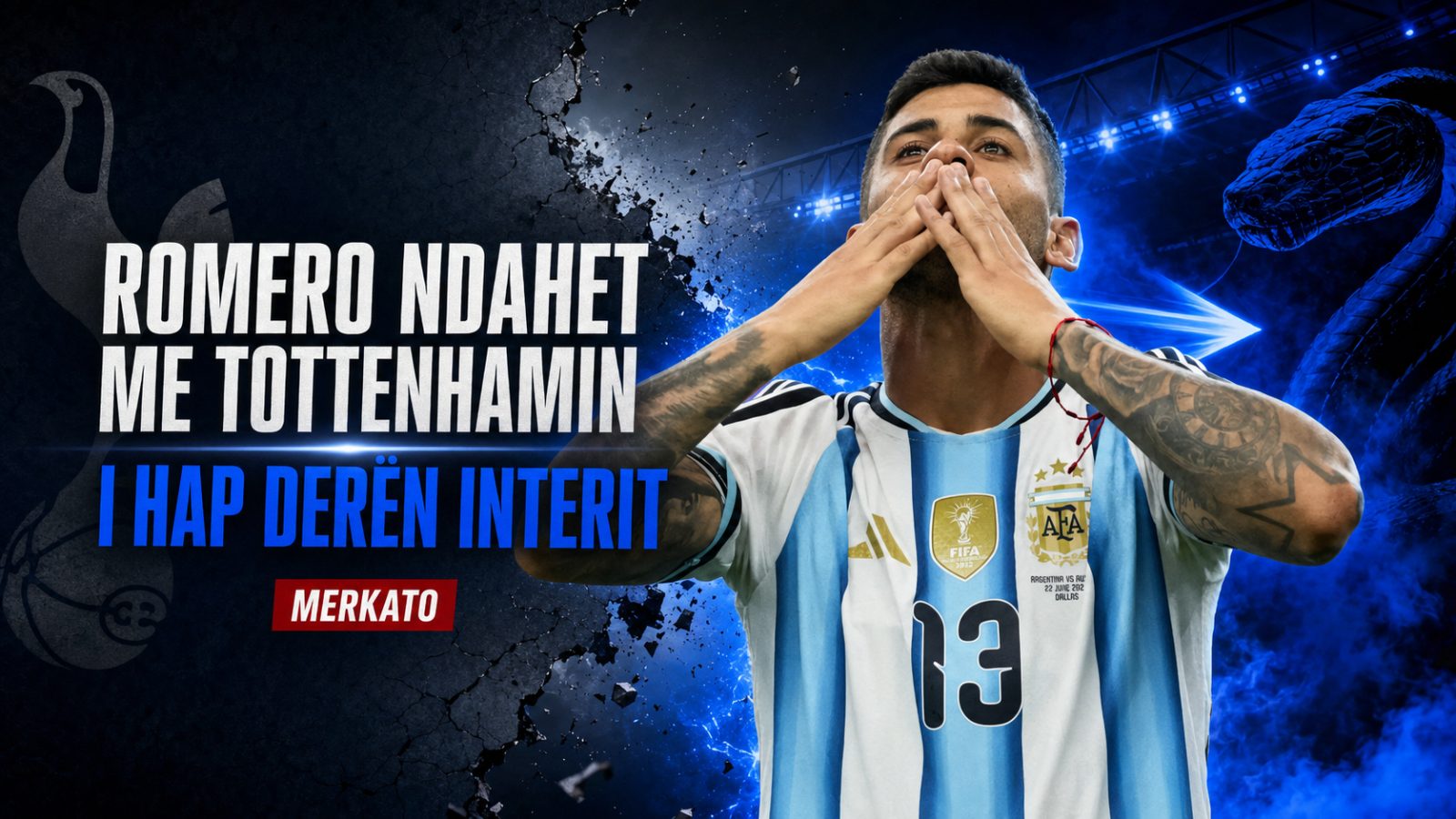Romero ndahet me Tottenhamin dhe i hap derën Interit