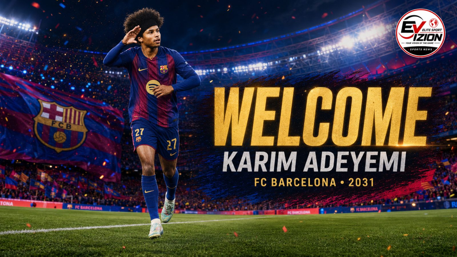 Zyrtare: Karim Adeyemi transferohet te Barcelona, kontratë deri në vitin 2031