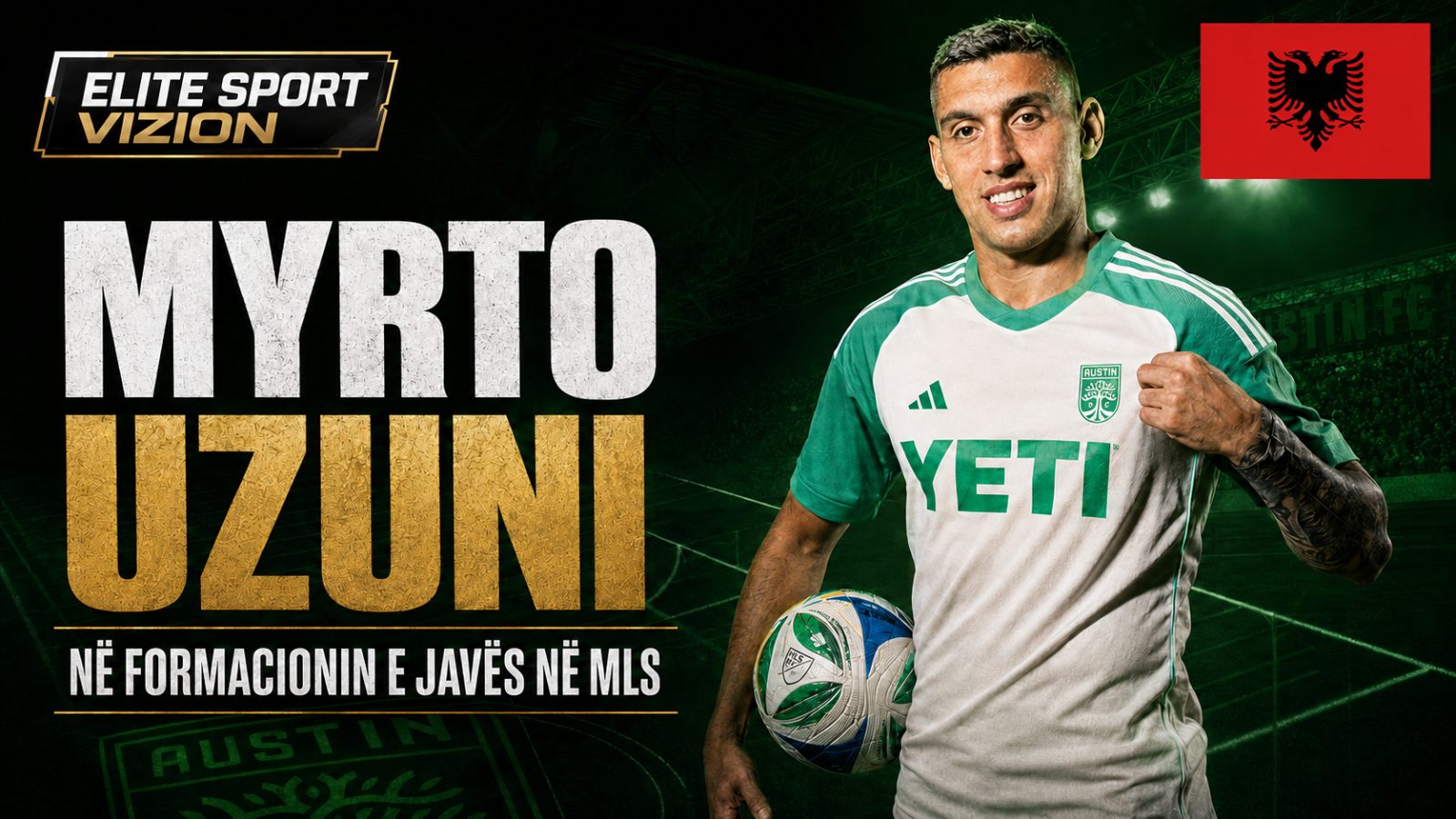 Myrto Uzuni përzgjidhet në formacionin e javës në MLS
