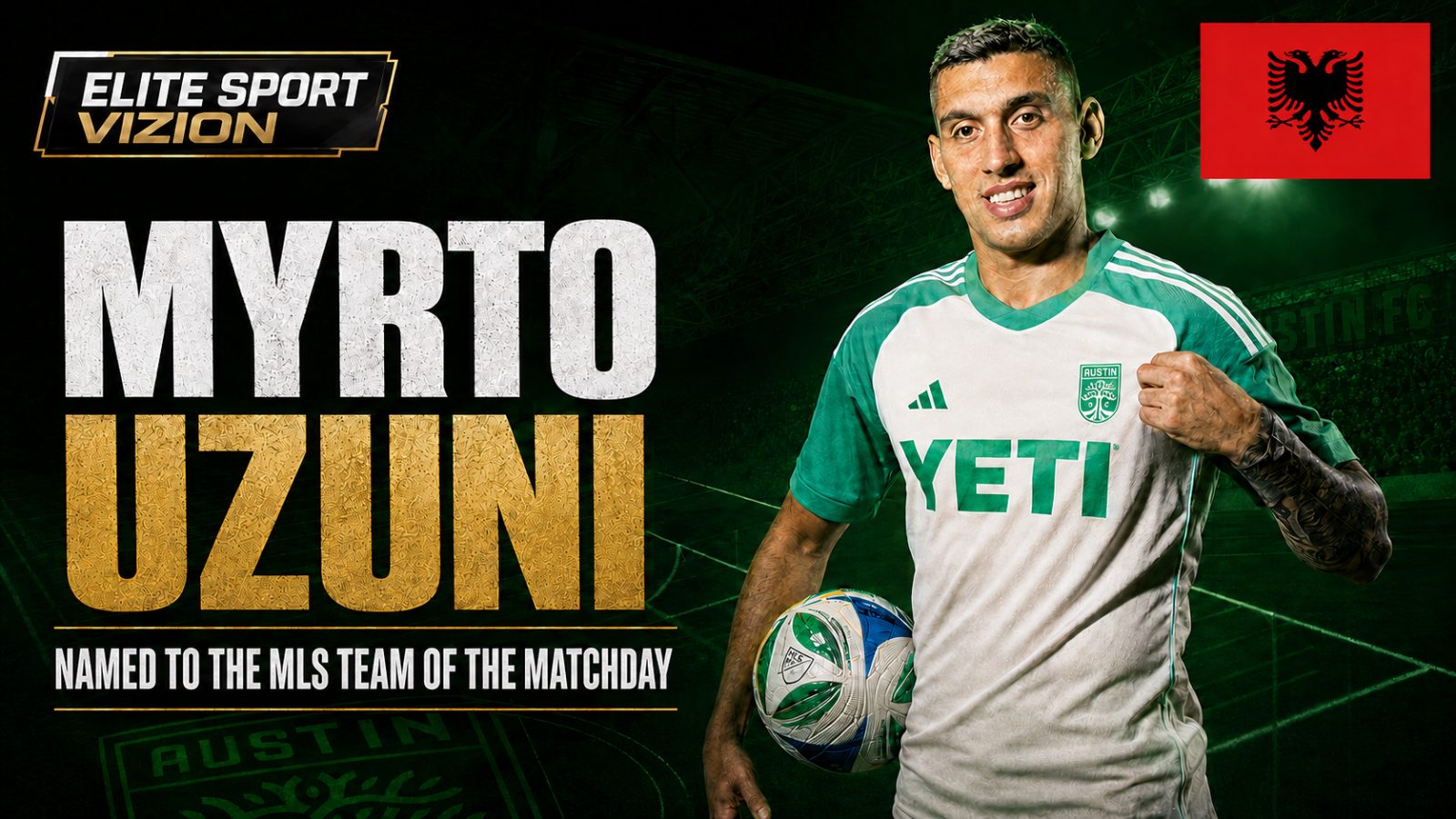 Myrto Uzuni Named to the MLS Team of the Matchday