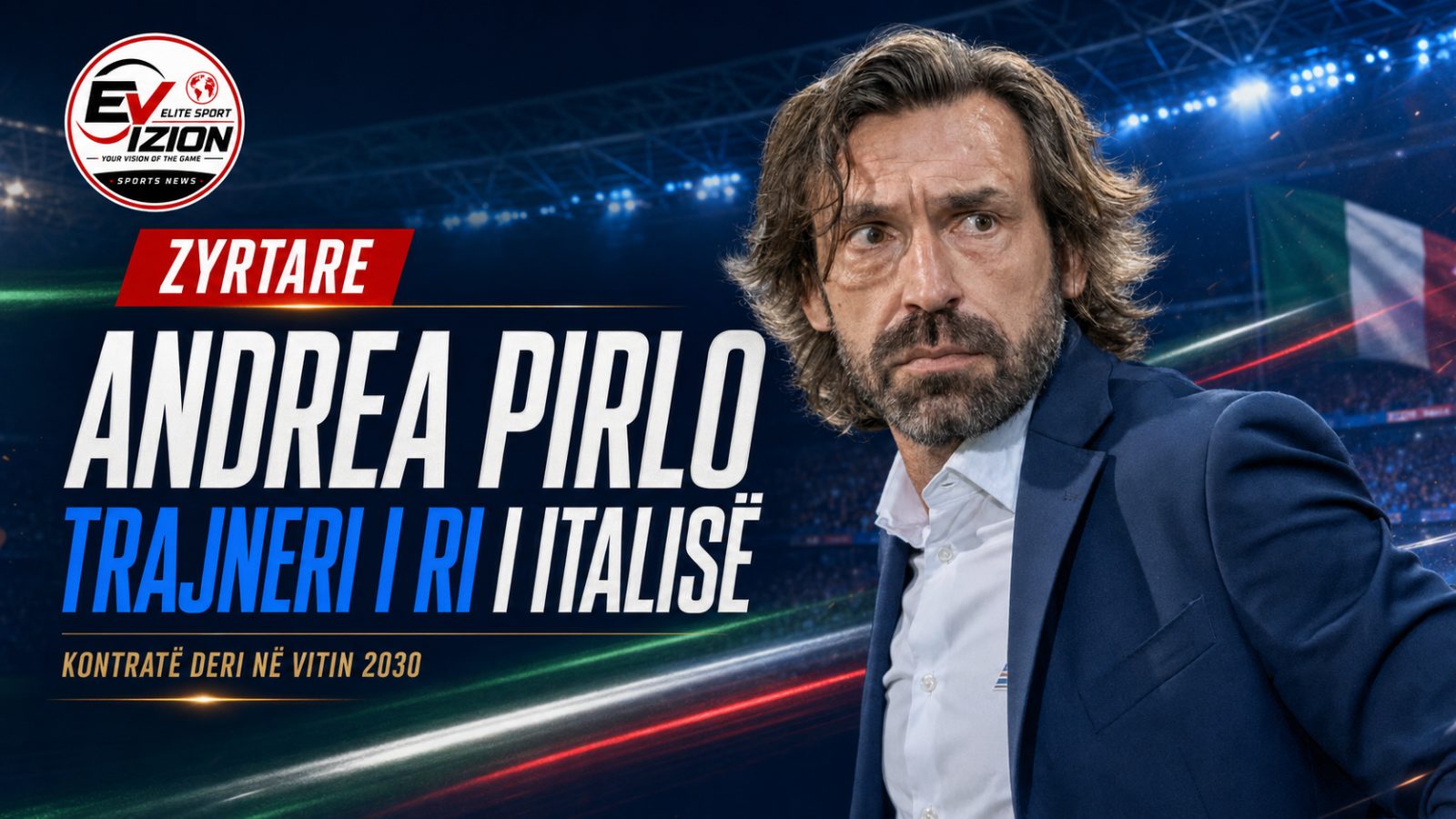 Andrea Pirlo  trajneri i ri i Italisë