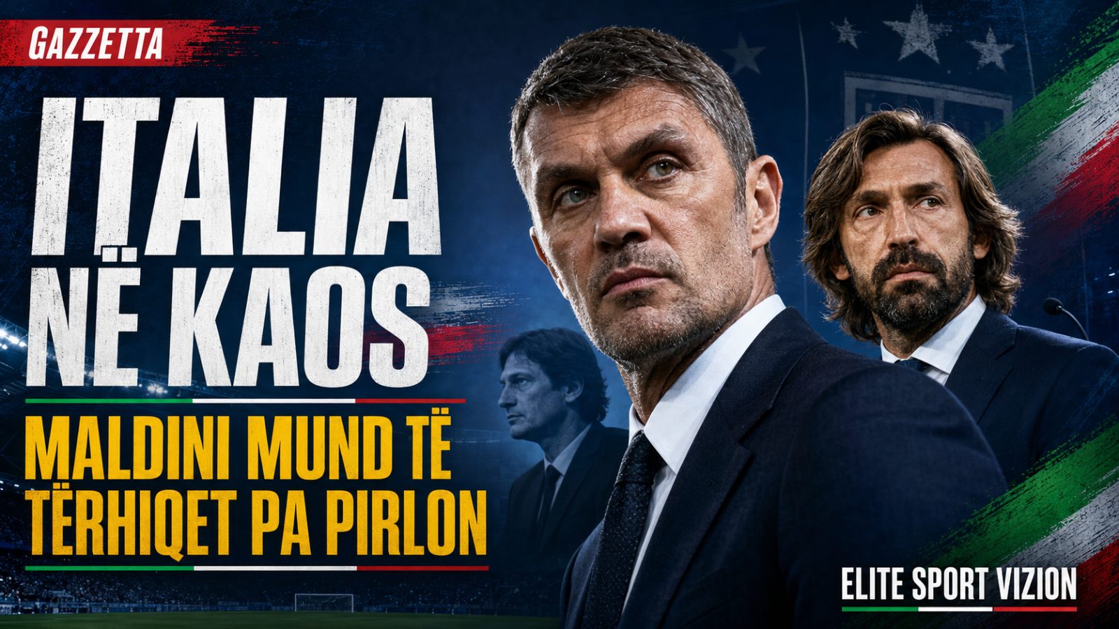 Italia në kaos: Maldini mund të tërhiqet nëse Pirlo nuk emërohet trajner