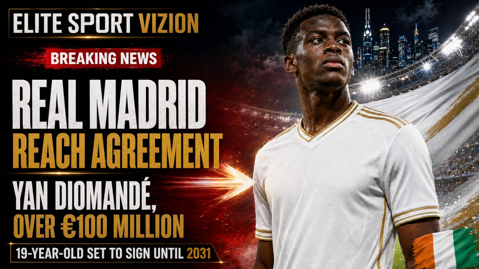 Real Madrid Reach Agreement for Yan Diomandé in Deal Worth Over €100 Million