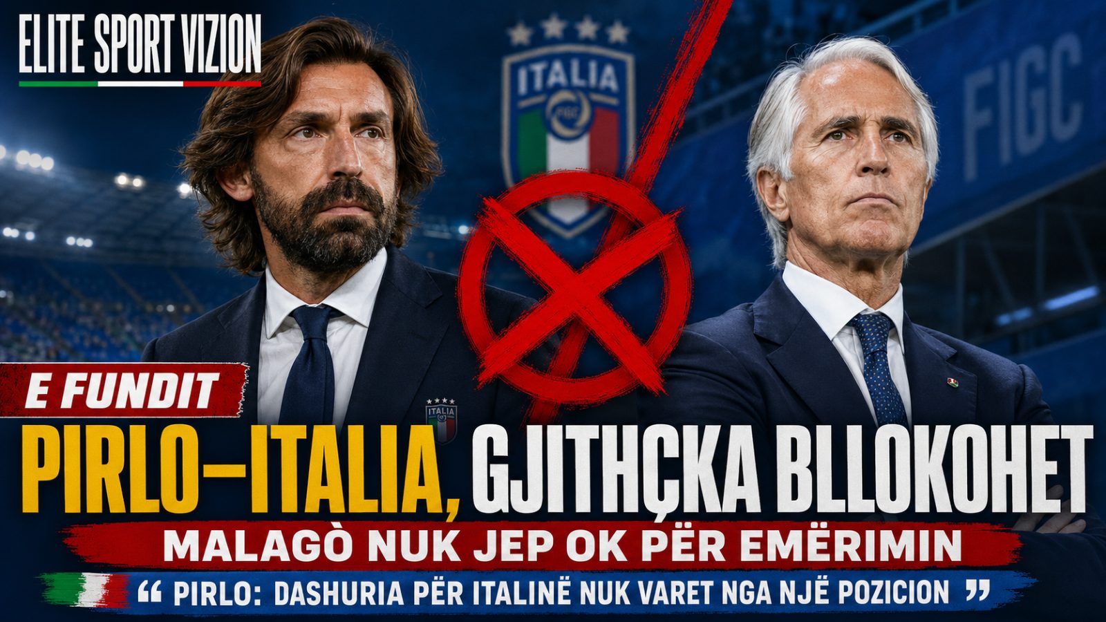 Sky: Malagò bllokon emërimin e Pirlos, në pikëpyetje edhe Maldini me Leonardon