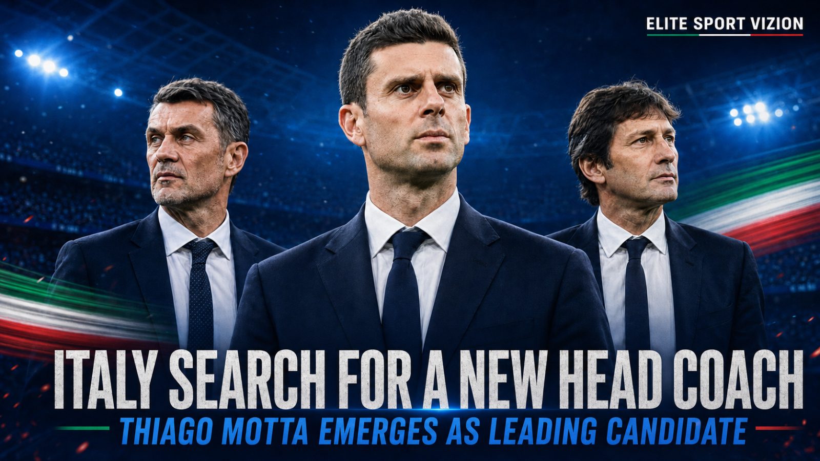 Italy Search for a New Head Coach: Thiago Motta Emerges as Leading Candidate