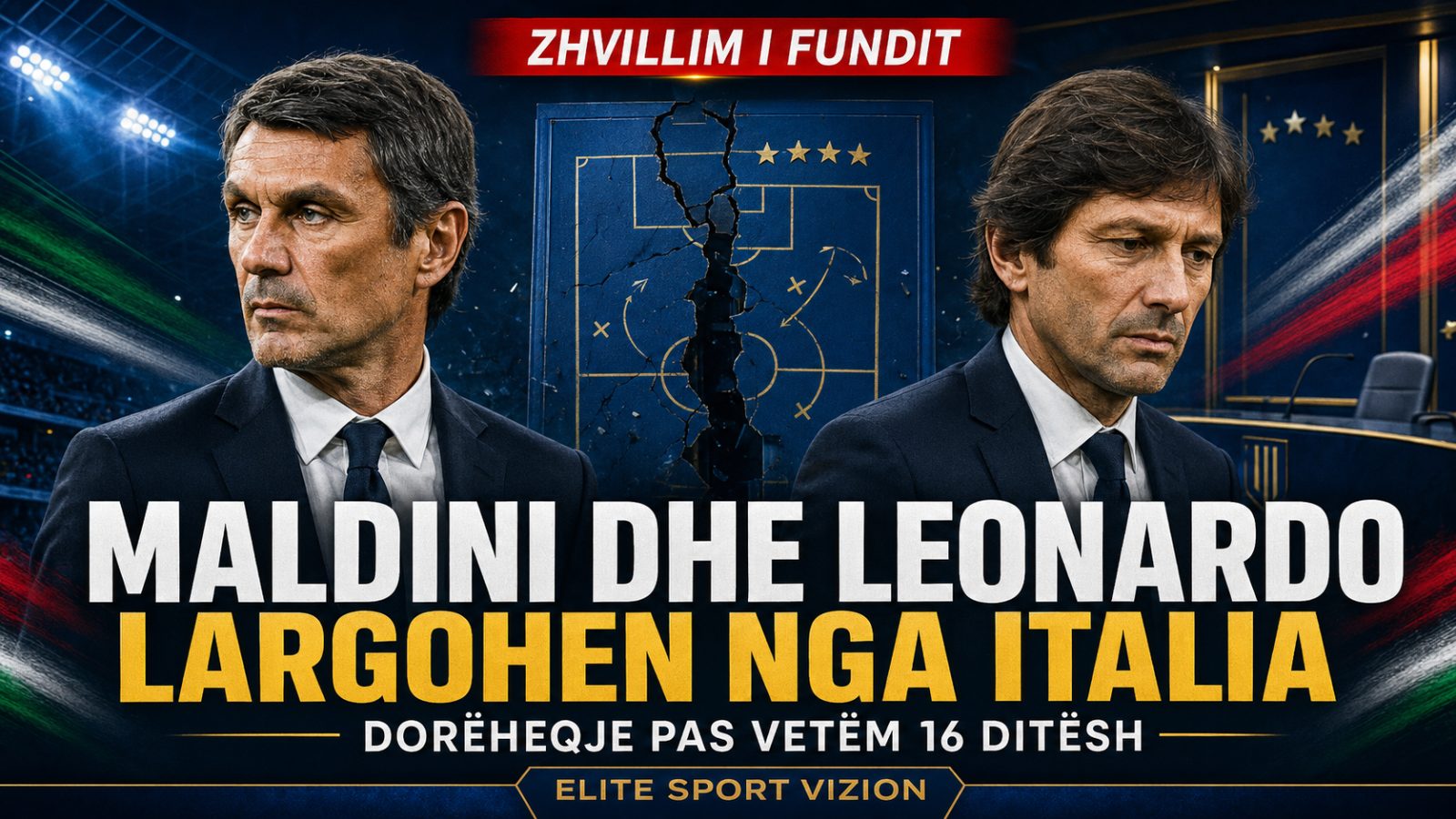 Italia në kaos: Maldini dhe Leonardo largohen nga Kombëtarja pas vetëm 16 ditësh