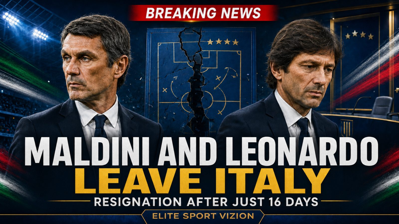 Italy in Chaos: Maldini and Leonardo Leave the National Team After Just 16 Days