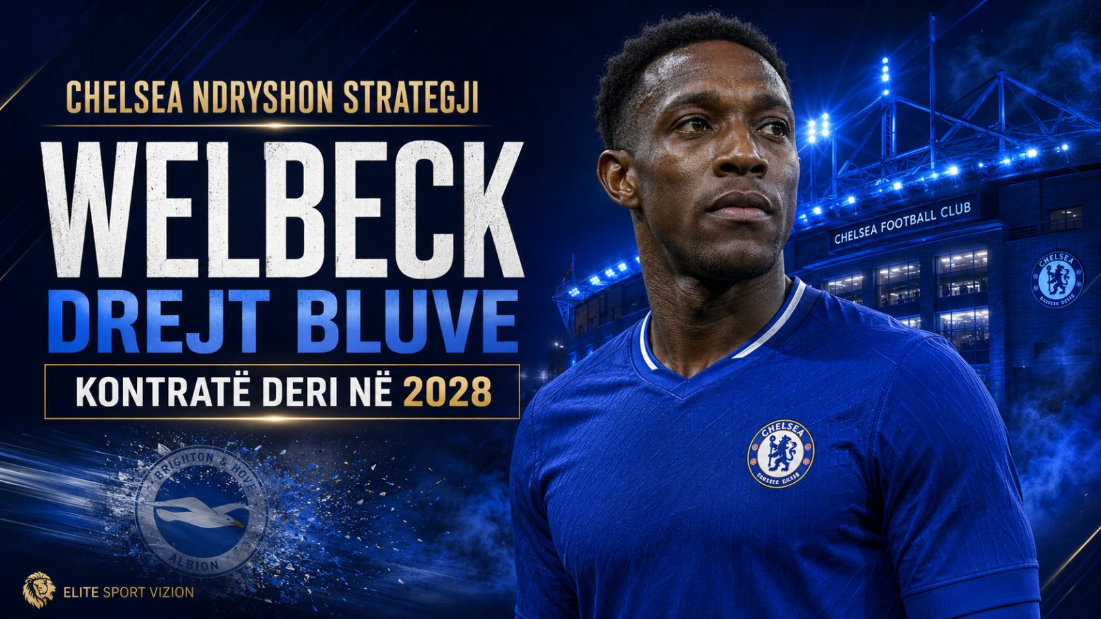 Chelsea ndryshon strategji, pranë marrëveshjes dyvjeçare me Danny Welbeck