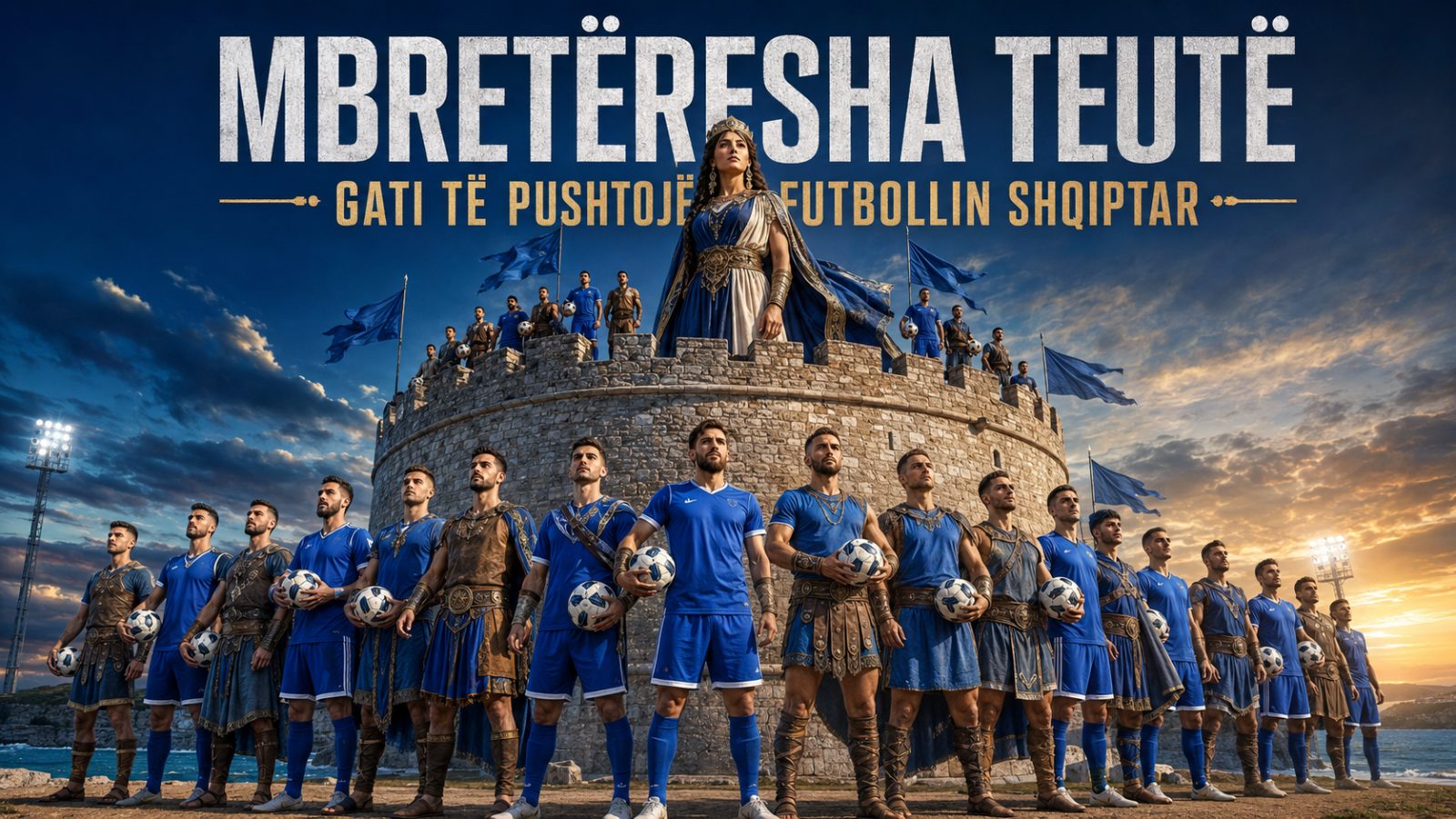 Mbretëresha Teutë është  gati të pushtojë futbollin shqiptar