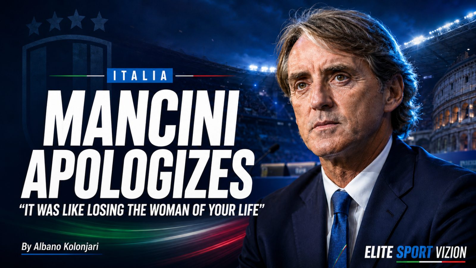 Mancini Apologizes: “Leaving Italy Was Like Losing the Woman of Your Life”