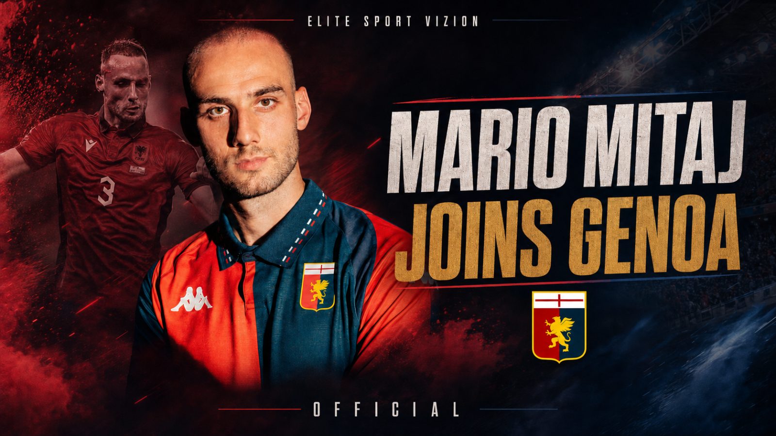 Mario Mitaj Becomes a Genoa Player, Signs for the Serie A Club