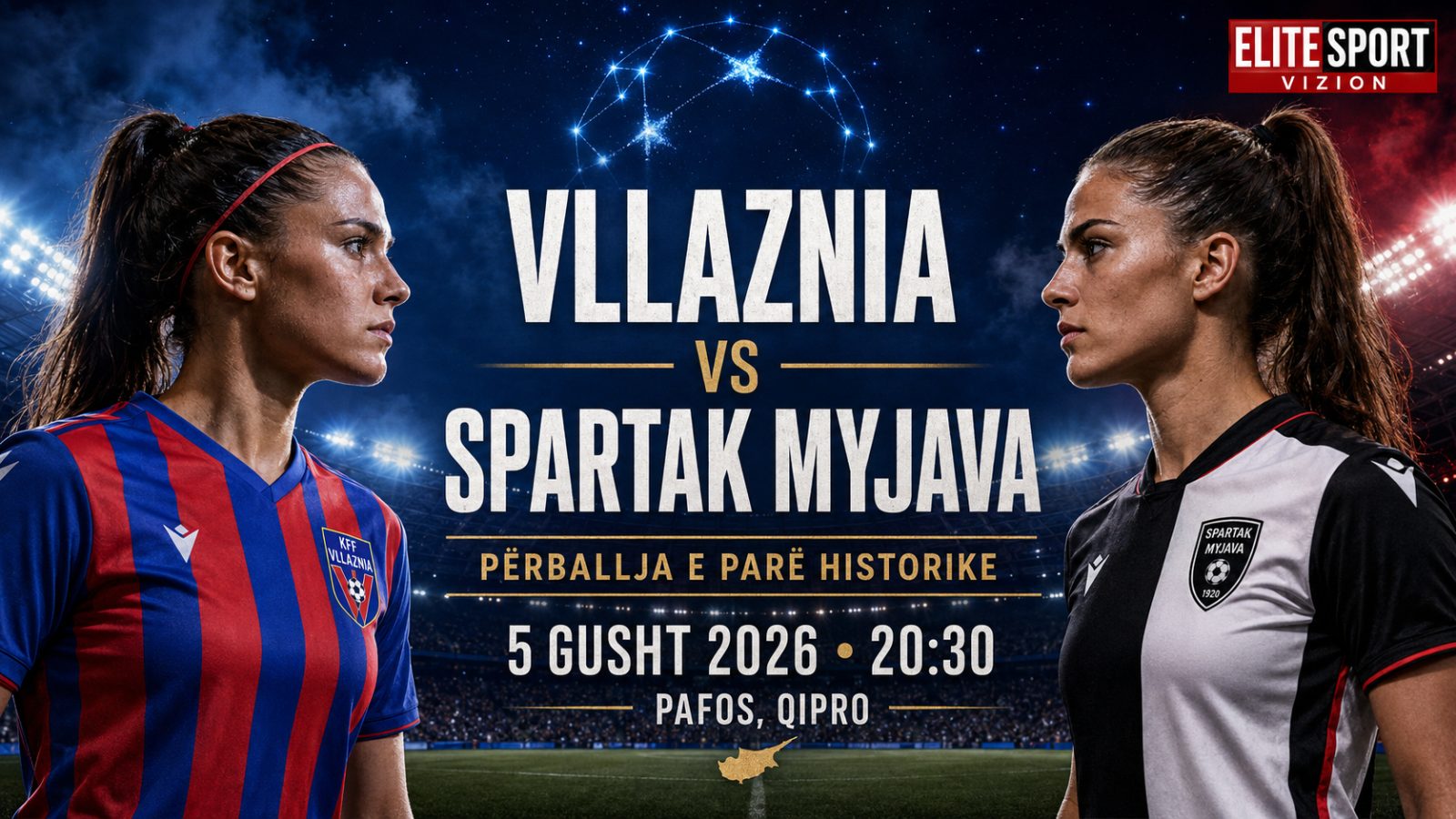 Vajzat e Vllaznisë nisin aventurën europiane përballë kampioneve të Sllovakisë, Spartak Myjava