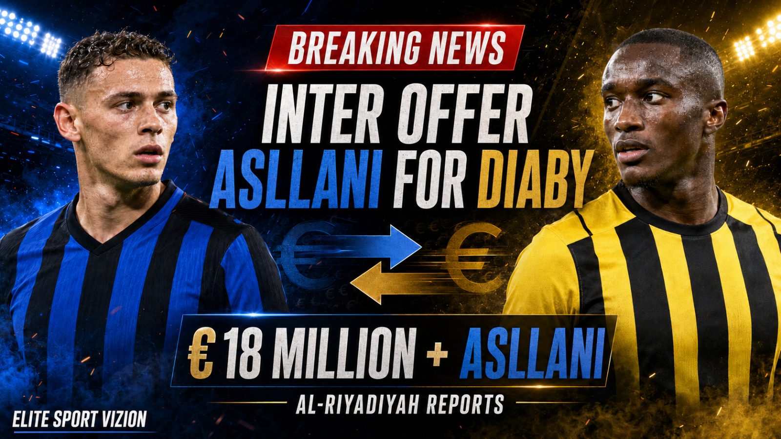 BREAKING NEWS: Inter offer €18 million plus Kristjan Asllani for Moussa Diaby