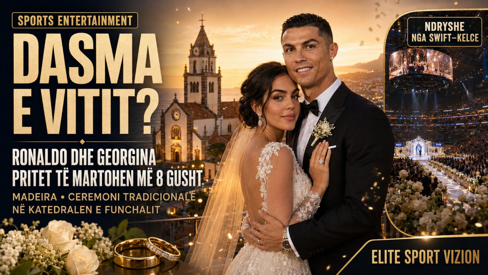 Dasma e vitit? Cristiano Ronaldo dhe Georgina Rodríguez pritet të martohen më 8 gusht në Madeira