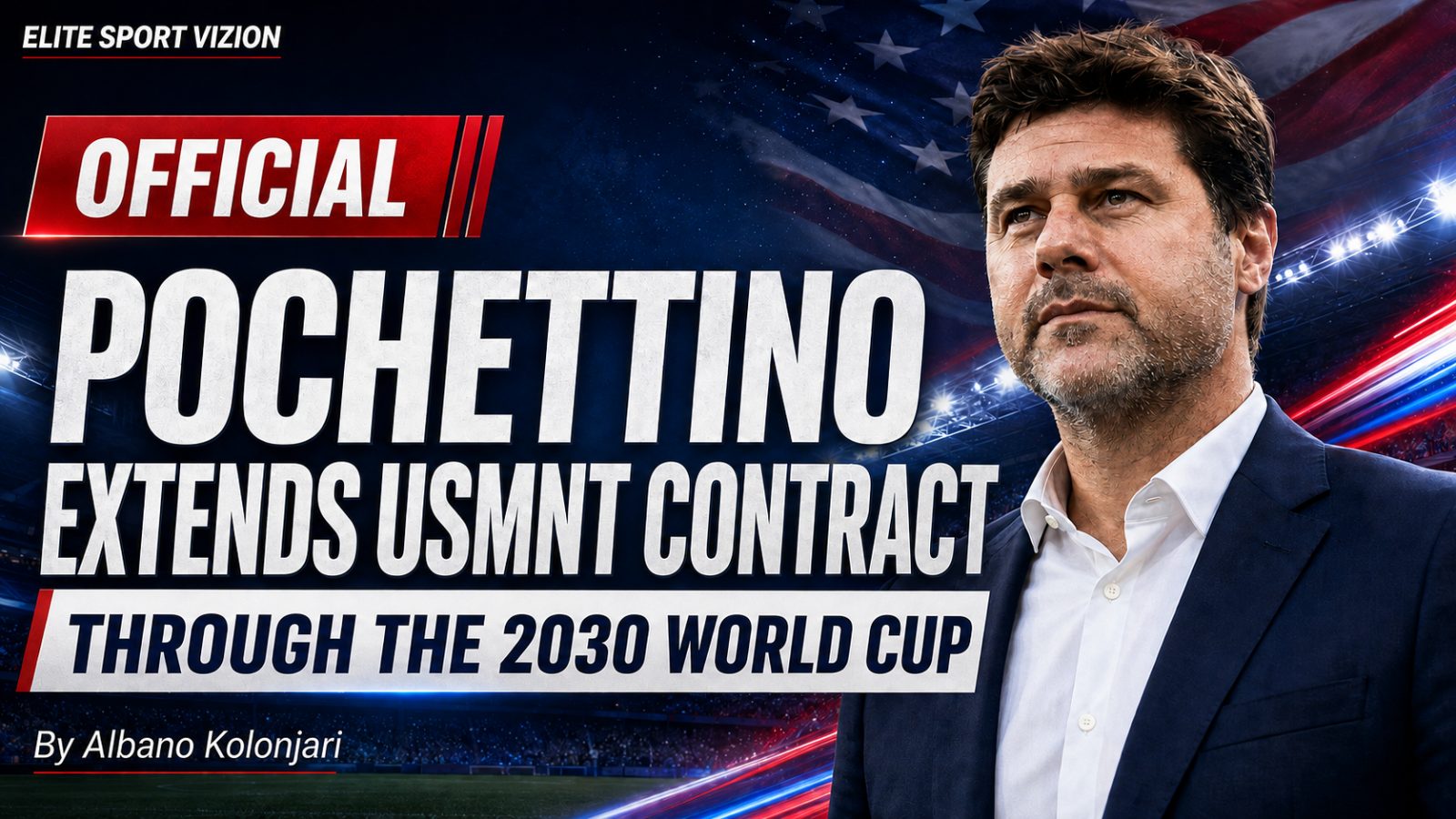 OFFICIAL: Mauricio Pochettino Extends USMNT Contract Through 2030 World Cup
