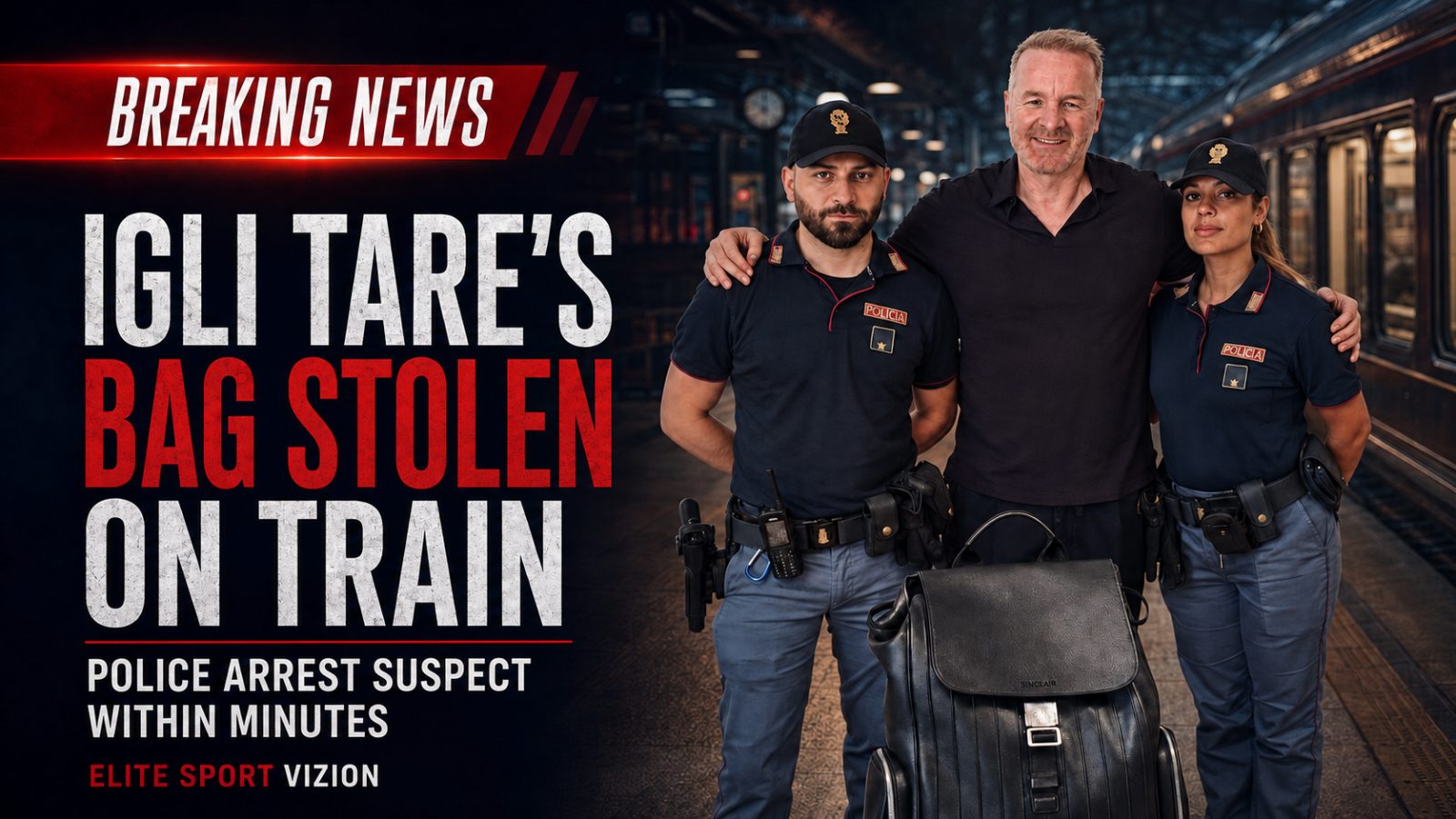 Igli Tare’s Bag Stolen on Train, Police Arrest Suspect Within Minutes