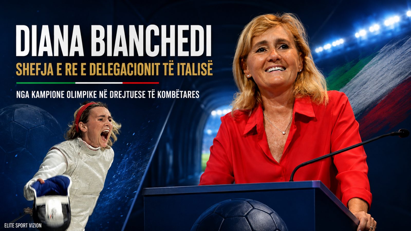 Italia me “shpatë” në dorë! Diana Bianchedi, shefja e re e delegacionit të Kombëtares