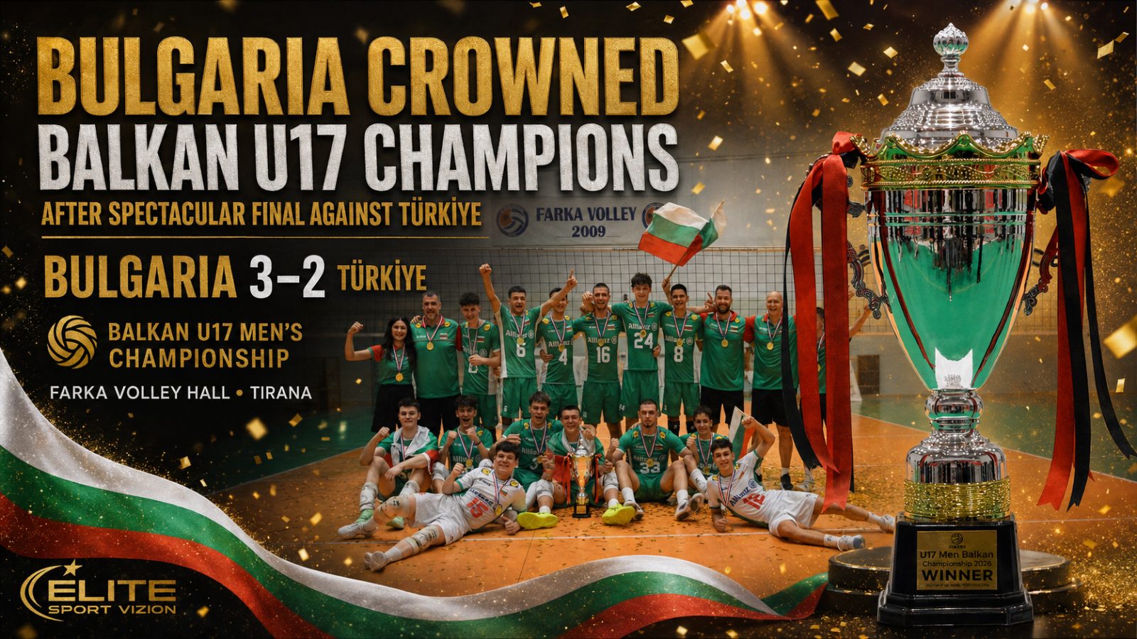 Bulgaria Crowned Balkan U17 Champions After Spectacular Final Against Türkiye