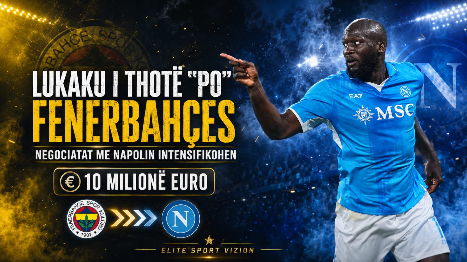 Lukaku i thotë “Po” Fenerbahçes, intensifikohen negociatat me Napolin