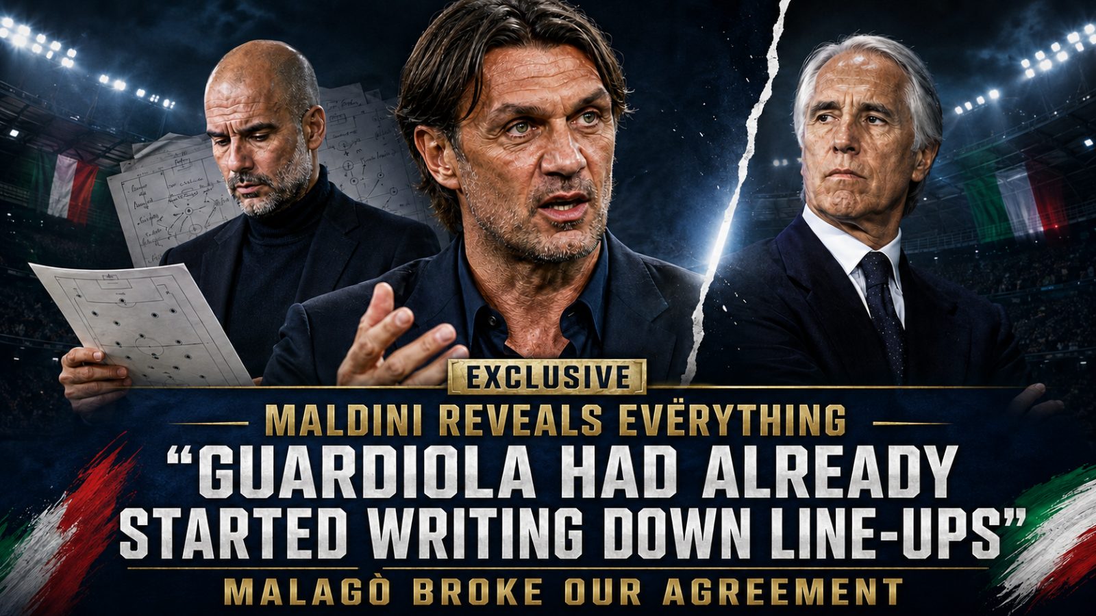 EXCLUSIVE/ Maldini reveals everything: “Guardiola had already started writing down line-ups, but Malagò broke our agreement”