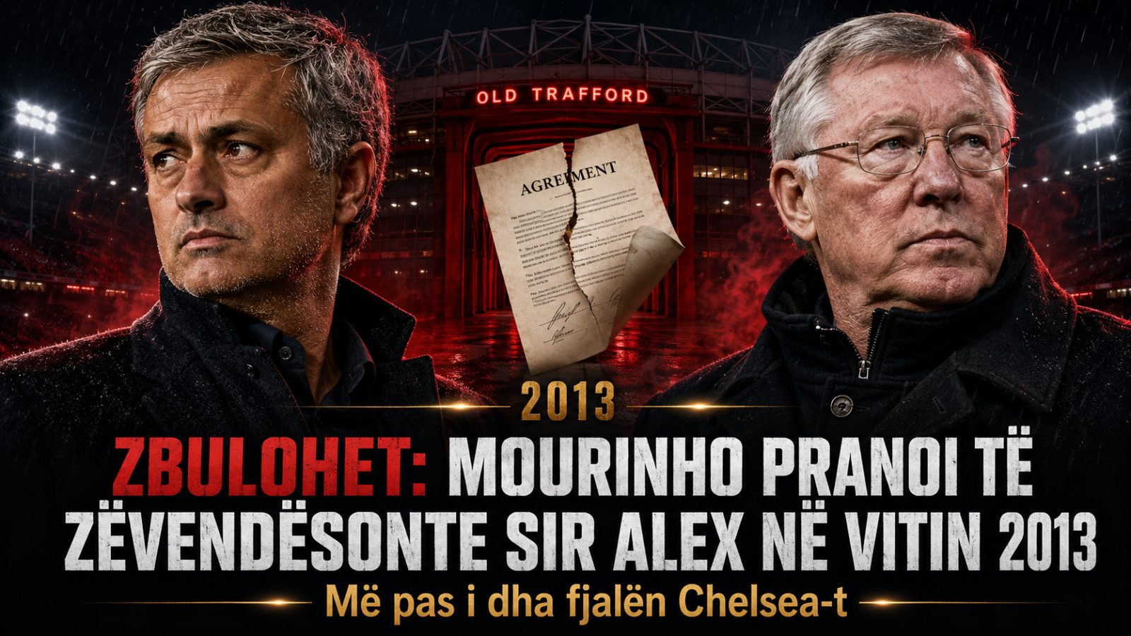 “Histori të fshehura”.    ZBULOHET: JOSÉ MOURINHO PRANOI TA ZËVENDËSONTE SIR ALEX FERGUSONIN NË VITIN 2013