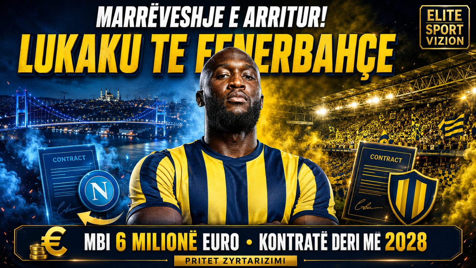 Marrëveshje e arritur: Romelu Lukaku transferohet te Fenerbahçe