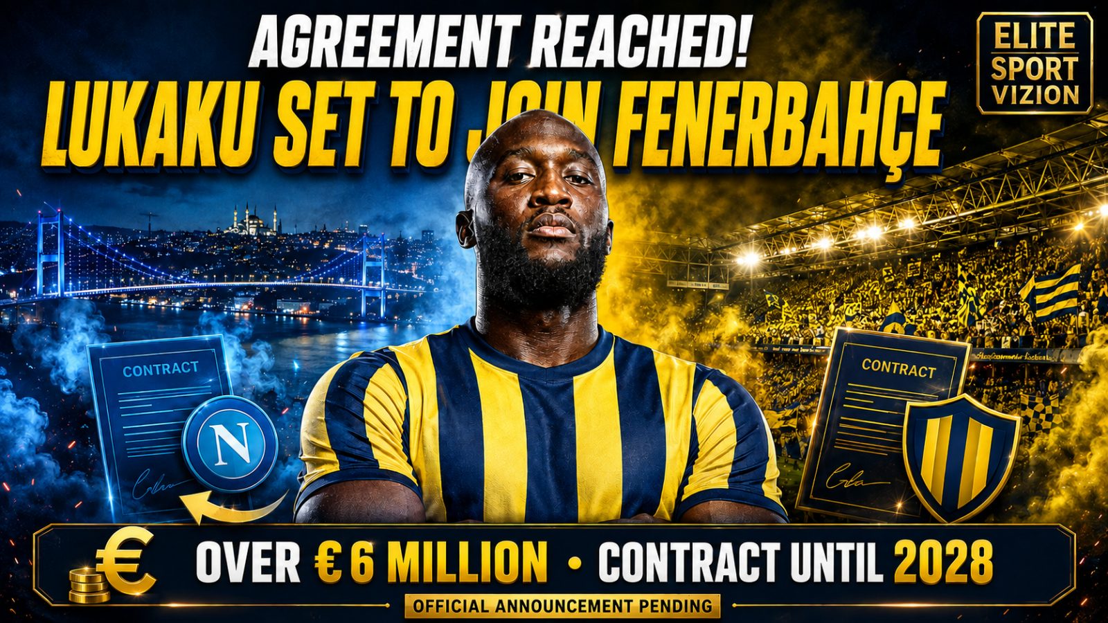 Agreement Reached: Romelu Lukaku Set to Join Fenerbahçe