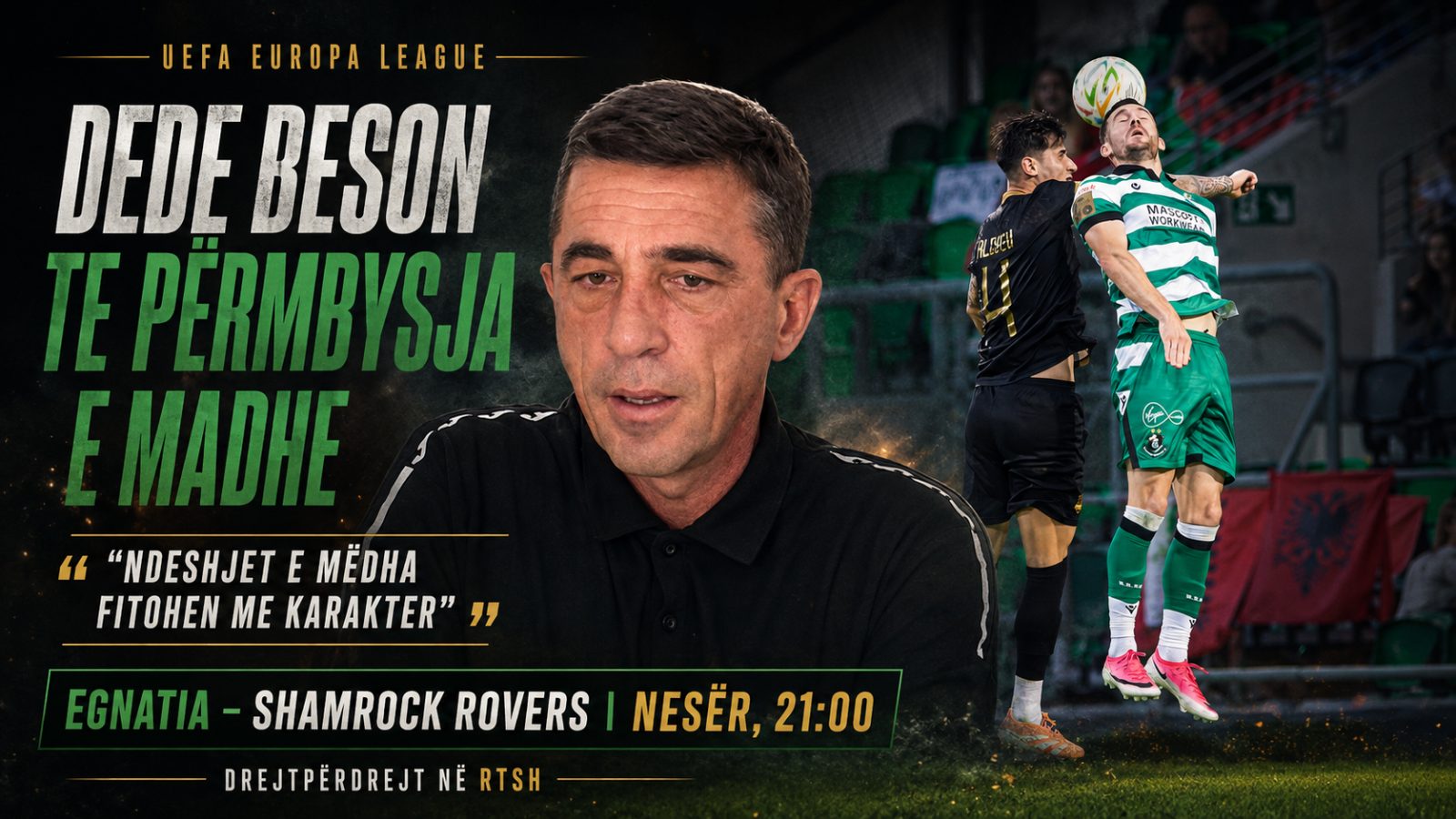 Nevil Dede beson te përmbysja: “Ndeshjet e mëdha fitohen me karakter”