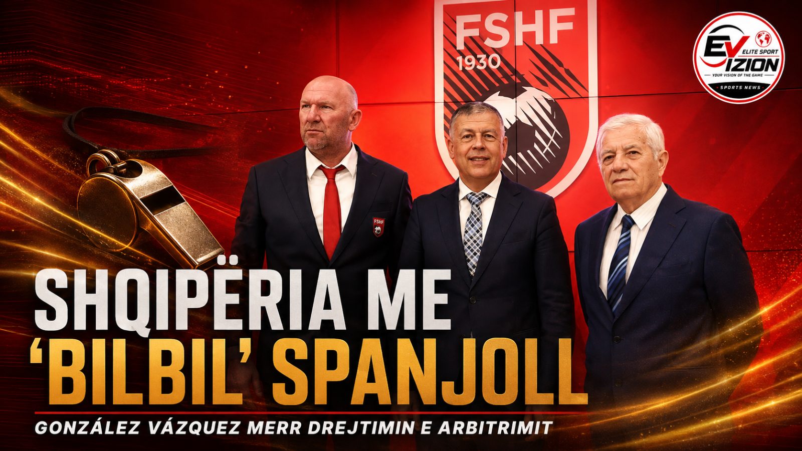 Shqipëria me “bilbil” spanjoll, Bernardino González Vázquez merr drejtimin e arbitrimit