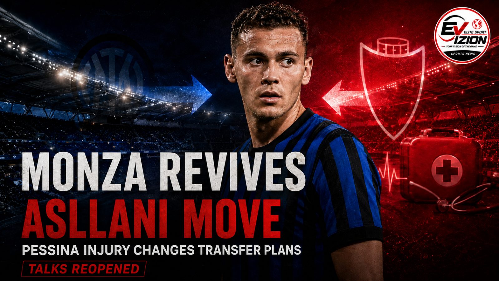 Pessina’s Injury Changes Monza’s Transfer Plans as Kristjan Asllani Returns to the Spotlight