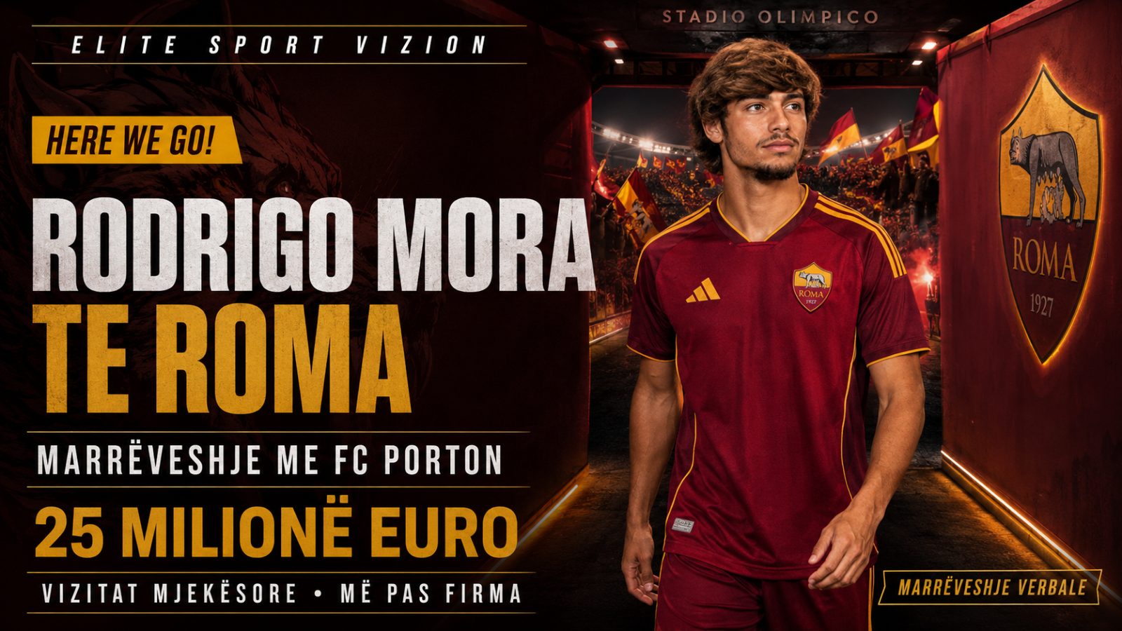 “Here we go!”, Roma arrin marrëveshjen për Rodrigo Morën