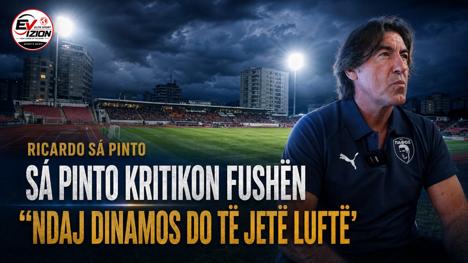 Sá Pinto kritikon fushën e “Elbasan Arena”: “Ndaj Dinamos do të jetë luftë”