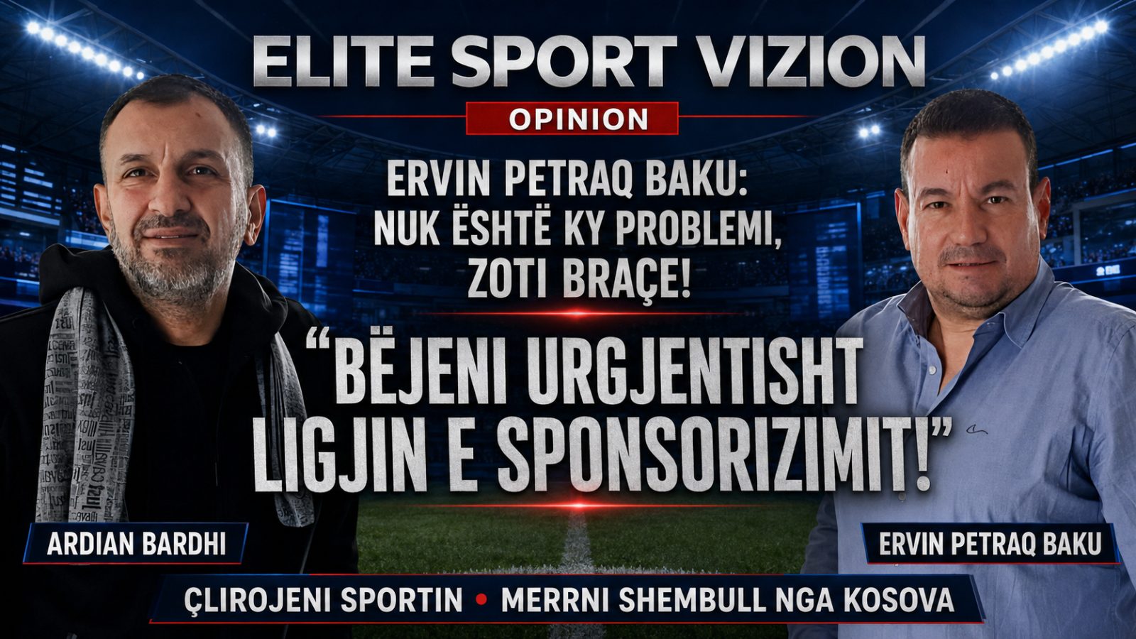 Ervin Petraq Baku: Problemi nuk është festa e Dinamos, por braktisja e sportit shqiptar