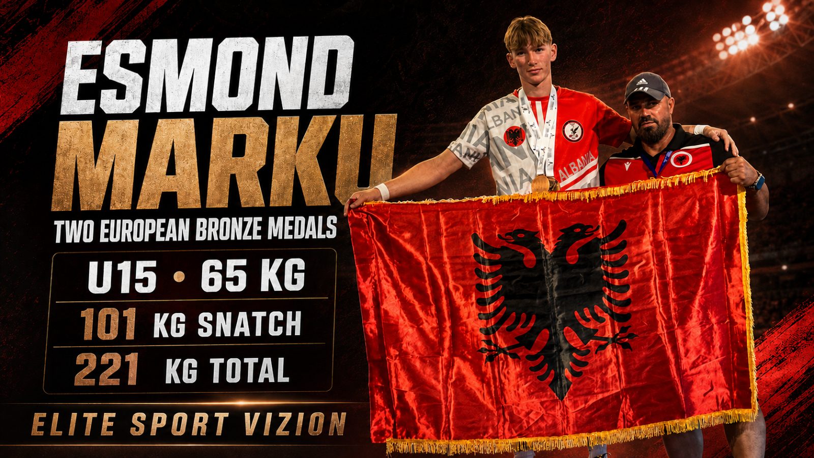 ESMOND MARKU WINS TWO BRONZE MEDALS AT THE EUROPEAN U15 CHAMPIONSHIPS