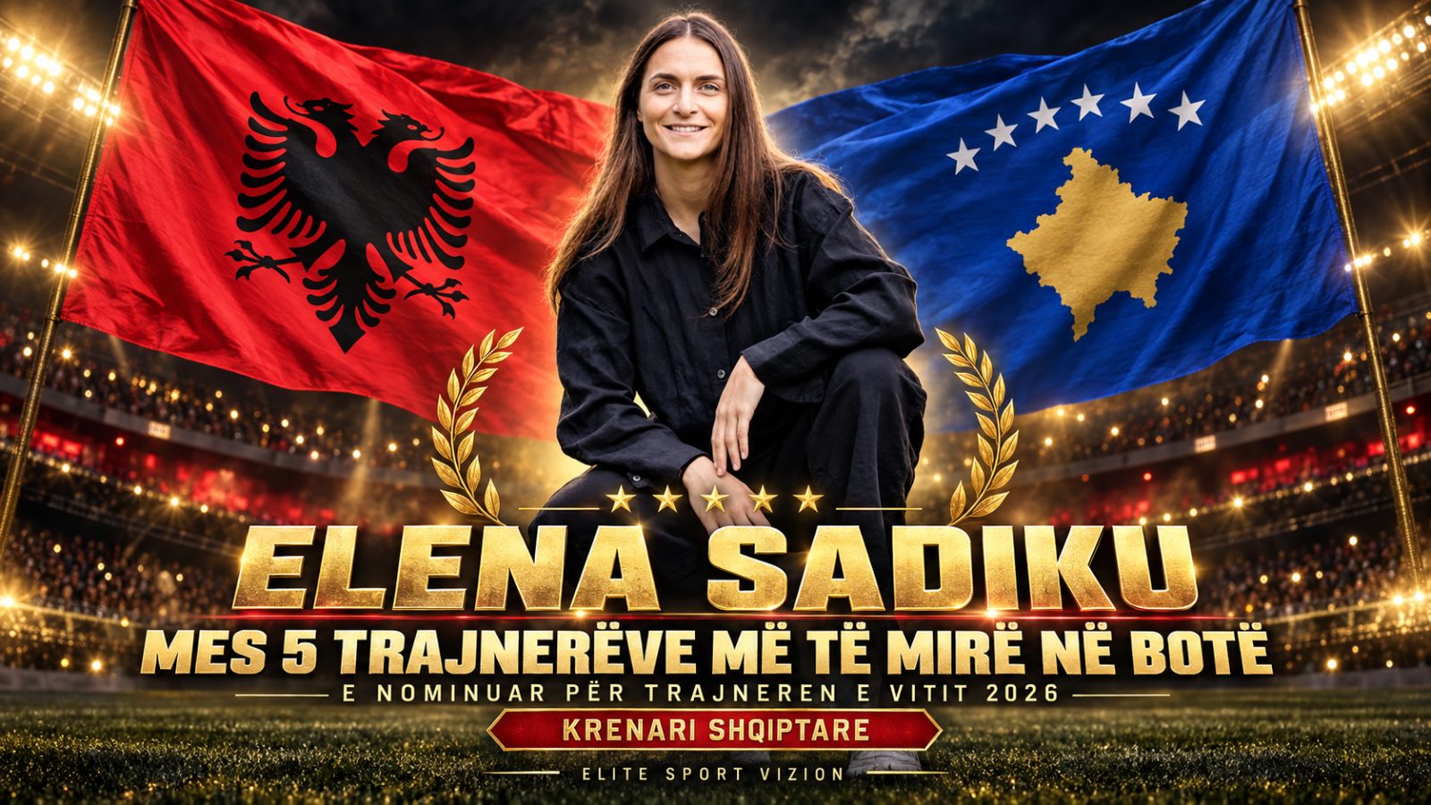 Elena Sadiku mes pesë më të mirëve në botë, trajnerja me origjinë shqiptare nominohet për çmimin e madh