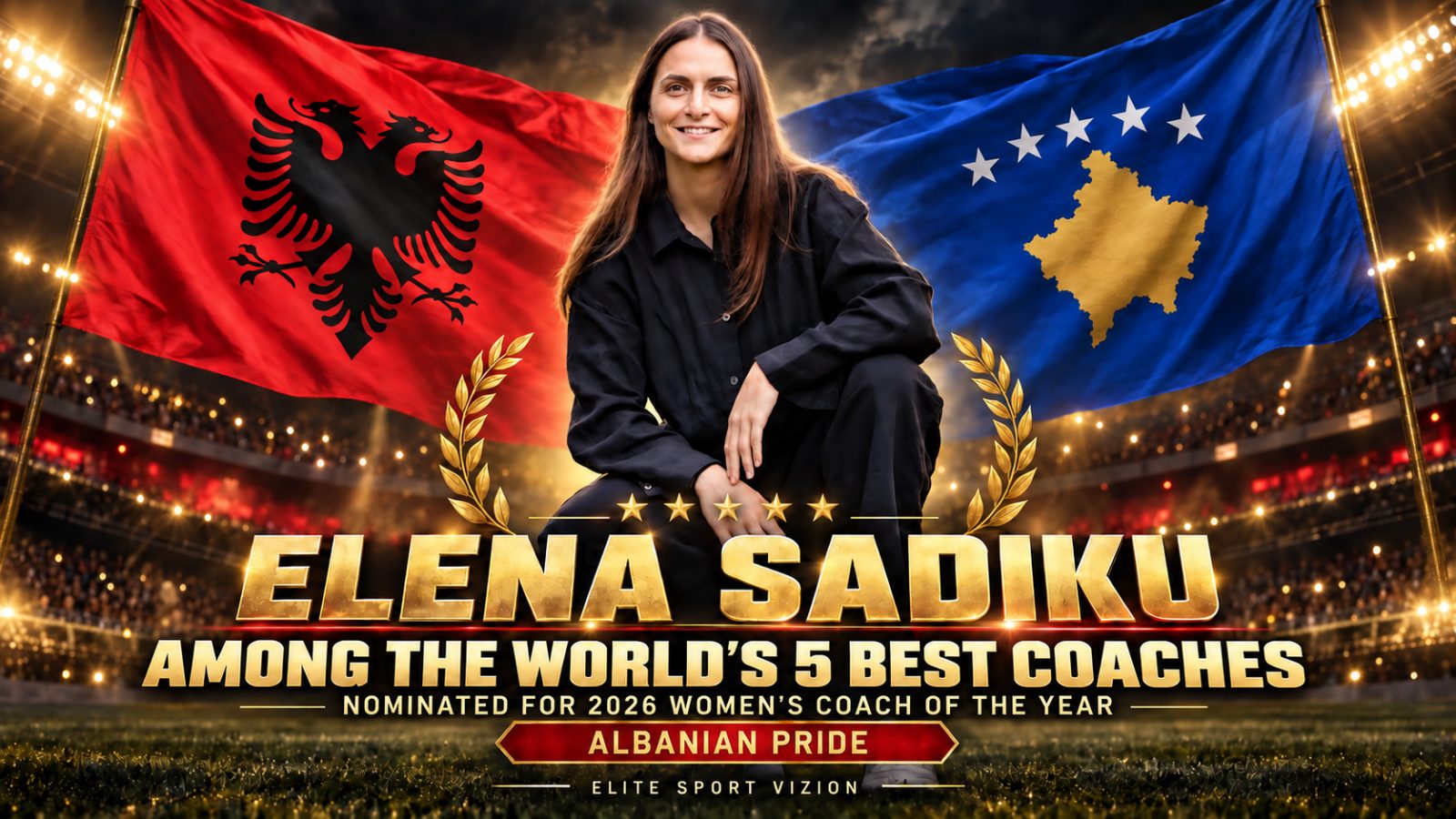 Elena Sadiku Among the World’s Five Best Coaches, the Albanian-Born Manager Nominated for Major Award